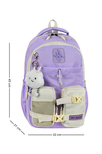 great bags Унисекс раница за средно училище в корейски стил, водоустойчива, с голям размер и множество джобове, ултра луксозна