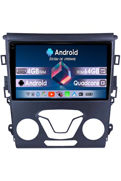 navi-it Navigatie dedicata Ford Mondeo 2014-2019, 4GB RAM 64GB ROM, Octacore, Android 14, Display QLED 1K 9"