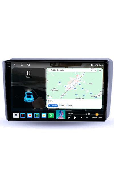 navi-it Navigatie dedicata Hyundai Getz 2004-2006, 4GB RAM 64GB ROM, Octacore, Android 14, Display QLED 1K 9
