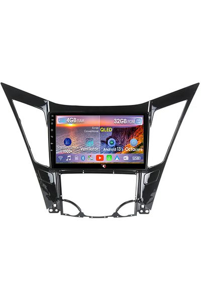 navi-it Navigatie dedicata Hyundai Sonata 2009-2014, 4 GB RAM 32 ROM, Android 13, Display QLED, 9", DSP, Car