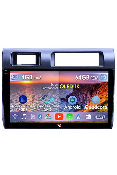 navi-it Navigatie dedicata Toyota Land Cruiser LC 2007-2020, 4GB RAM 64GB ROM, Octacore, Android 14, Display