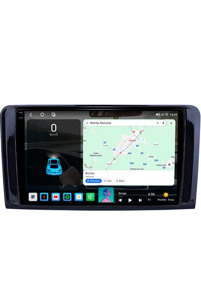 navi-it Navigatie dedicata Mercedes ML W164, 4GB RAM 64GB ROM, Octacore, Android 14, Display QLED 1K 9", Car