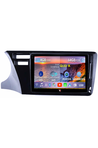 navi-it Navigatie dedicata Honda City 2014, 4GB RAM 64GB ROM, Octacore, Andro...