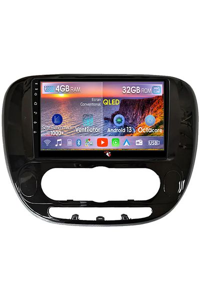 navi-it Navigatie dedicata Kia Soul 2013-2019, 4GB RAM 32 ROM, Android 13, Display QLED, 9",DSP, Carplay, An