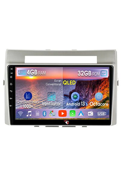 navi-it Navigatie dedicata Toyota Verso 2004-2009, 4GB RAM 32GB ROM, Android 13 , Display 9 " , Internet, Ap