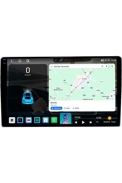 navi-it Navigatie dedicata Toyota Sienna 3 2014-2020, 4GB RAM 64GB ROM, Octacore, Android 14, Display QLED 1