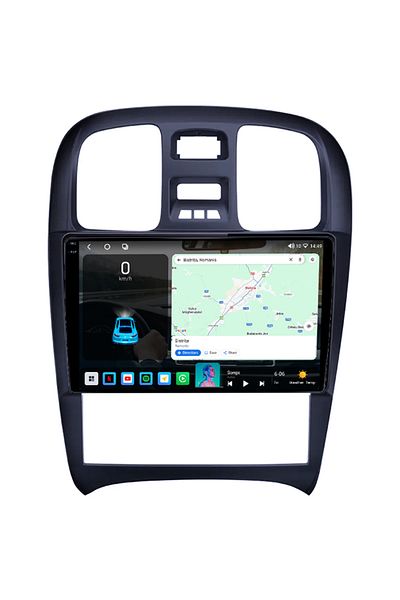 navi-it Navigatie dedicata Hyundai Sonata Fe 2004-2012, 4GB RAM 64GB ROM, Octacore, Android 14, Display QLED
