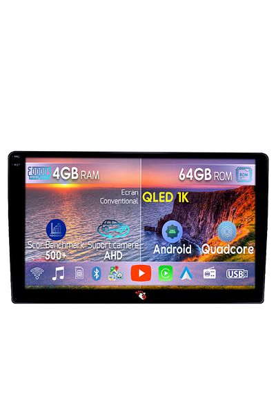 navi-it Navigatie dedicata Ford Custom 2013-2022, 4GB RAM 64GB ROM, Octacore, Android 14, Display QLED 1K 9"