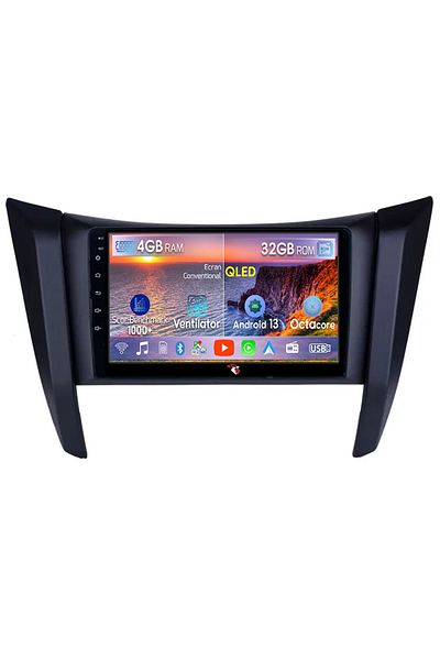 navi-it Navigatie dedicata Nissan Navara NP300 Frontier 2017, 4 GB RAM 32 ROM, Android 13, Display QLED, 9",