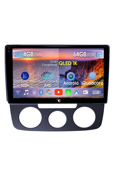 navi-it Navigatie dedicata Volkswagen Bora 2008-2012, 4GB RAM 64GB ROM, Octacore, Android 14, Display QLED 1