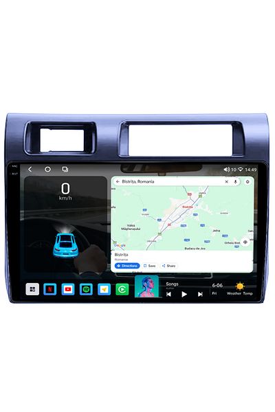 navi-it Navigatie dedicata Toyota Land Cruiser LC 2007-2020, 4GB RAM 64GB ROM, Octacore, Android 14, Display
