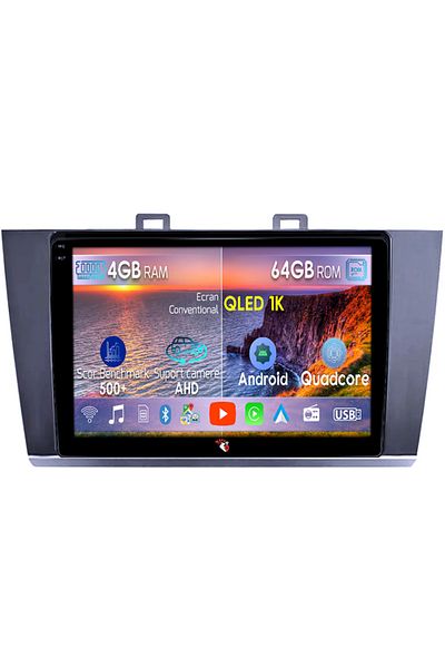 navi-it Navigatie dedicata Subaru Legacy Outback 2015-2018, 4GB RAM 64GB ROM, Octacore, Android 14, Display