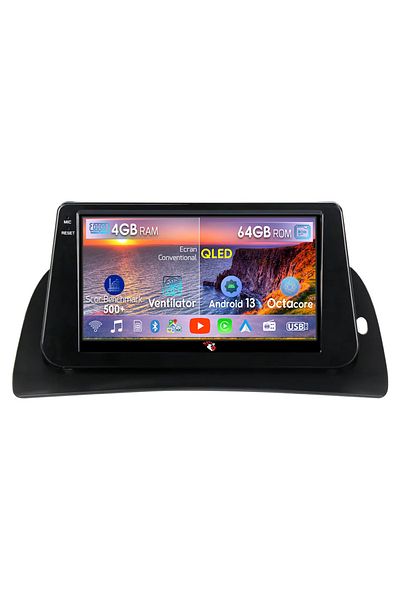 navi-it Navigatie dedicata Renault Kangoo 2015-2018, 4GB RAM 64GB ROM, Octacore, Android 13, Display QLED 9"