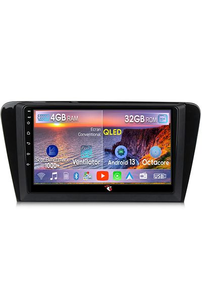navi-it Navigatie dedicata Skoda Octavia A7 2014, 10.1", 4GB RAM 32GB ROM, QLED, Octacore, DSP, RDS, 4G, And