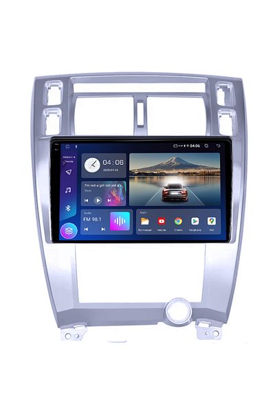 navi-it Navigation compatible with Tucson 1 2004-2009, 4GB RAM 64GB ROM, Octacore, Android 14, QLED 1K Display
