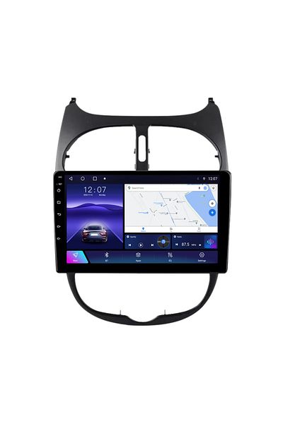 navi-it Navigatie dedicata Peugeot 206 2004-2008, 4 GB RAM 32 ROM, Android 13, Display QLED, 9", DSP, Carpla