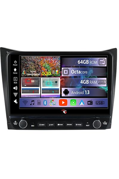 navi-it Dedicated navigation for Yaris 2005-2012 cu butoane rotative model 2024, 4GB RAM 64GB ROM, Quadcore, Andro