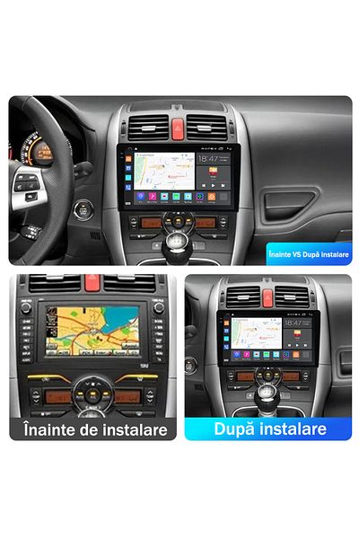 navi-it Navigatie dedicata Toyota Auris 2006-2011, 4GB RAM 64GB ROM, Octacore, Display 9" QLED 1K, Carplay,
