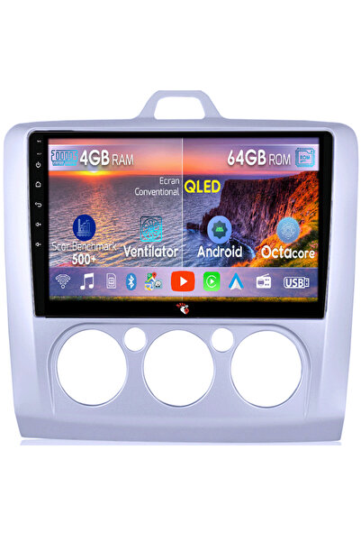 navi-it Navigatie dedicata Ford Focus 2 2004-2011, 4GB RAM 64GB ROM, Octacore...