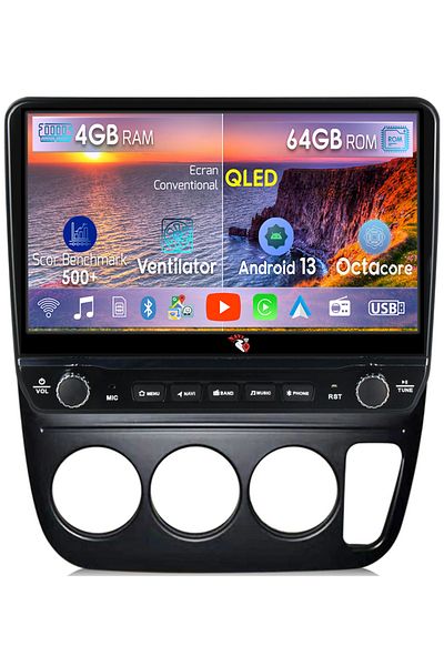 navi-it Dedicated navigation Honda CR-V 1997-2001 with rotary buttons model 2024, 4 GB RAM 64 ROM, Quadcore, A