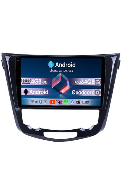 navi-it Navigatie dedicata Nissan Qashqai X-trail 2013, 4GB RAM 64GB ROM, Quad Core, Display 9" QLED 1K, Car