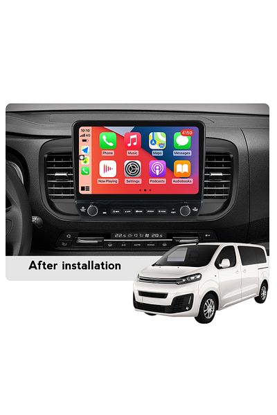navi-it Dedicated navigation Jumpy 2016-2021 with rotary buttons model 2024, 4 GB RAM 64 ROM, Quadcore, Android