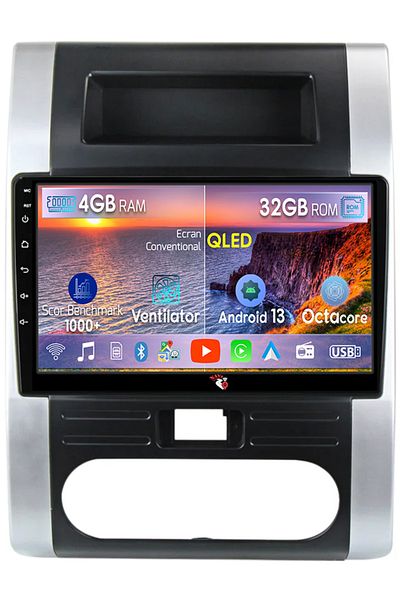 navi-it Navigatie dedicata Nissan X-Trail 2007-2015, 4 GB RAM 32 ROM, Android 13, Display QLED, 10", DSP, Ca