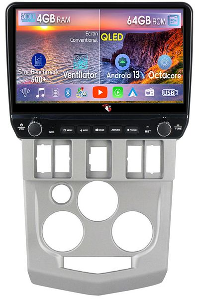 navi-it Dedicated navigation L90 2004-2009 with rotary buttons model 2024, 4 GB RAM 64 ROM, Quadcore, Android