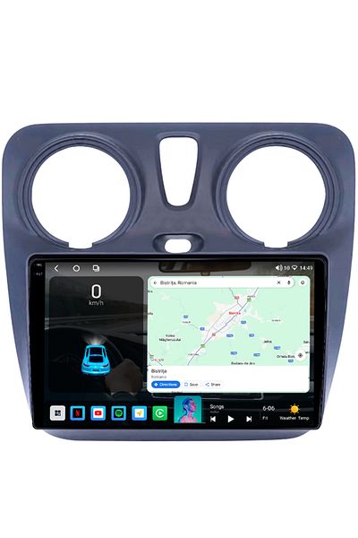 navi-it Navigatie dedicata Dacia Dokker 2012, 4GB RAM 64GB ROM, Octacore, Android 14, Display QLED 1K 9", Ca