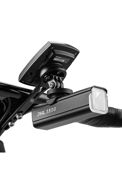 shumee Uchwyt rowerowy do Garmin kamery GoPro lampki przedniej - czarny