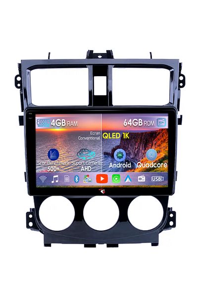 navi-it Navigatie dedicata Mitsubishi Colt Plus 2007-2012, 4GB RAM 64GB ROM, Octacore, Android 14, Display Q