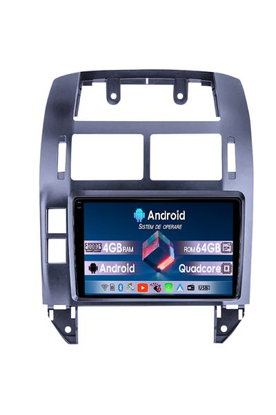 navi-it Dedicated navigation for Volkswagen Polo Mk4 2004-2009, 4GB RAM 64GB ROM, Octacore, Display 9" QLED 1K, Ca