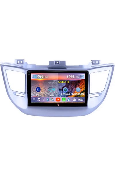 navi-it Navigatie dedicata Hyundai Tucson, IX35 2014-2018, 4GB RAM 64GB ROM, Octacore, Android 14, Display Q