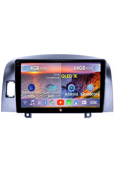 navi-it Dedicated navigation Hyundai Sonata NF 2006, 4GB RAM 64GB ROM, Octacore, Android 14, Display QLED 1K 9