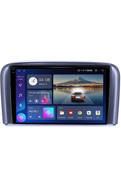 navi-it Navigatie dedicata Volvo S80, 4GB RAM 64GB ROM, Quad Core, Display 9" QLED 1K, Carplay, Android 14,