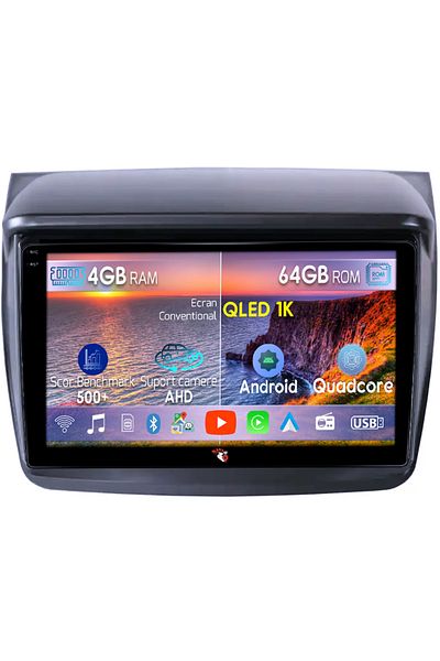 navi-it Navigatie dedicata Mitsubishi Pajero Sport 2014+, 4GB RAM 64GB ROM, Octacore, Android 14, Display QL