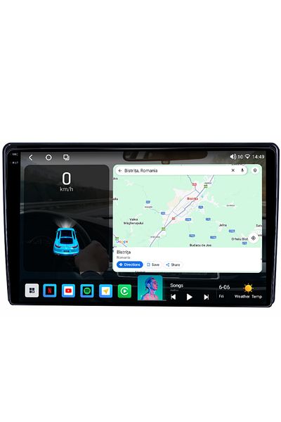 navi-it Navigatie dedicata Fiat 500L 2012-2017, 4GB RAM 64GB ROM, Octacore, Android 14, Display QLED 1K 9",
