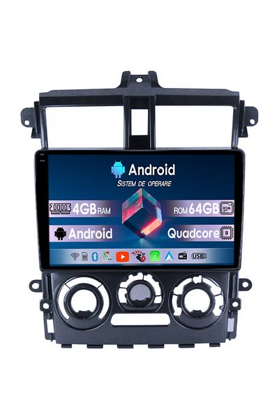 navi-it Navigatie dedicata Mitsubishi Colt Plus 2007-2012, 4GB RAM 64GB ROM, Octacore, Display 9" QLED 1K, C