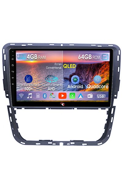 navi-it Navigatie dedicata Passat 2012-2015, 4GB RAM 64GB ROM, Quad Core, Display 9" QLED 1K, Carplay, Andro