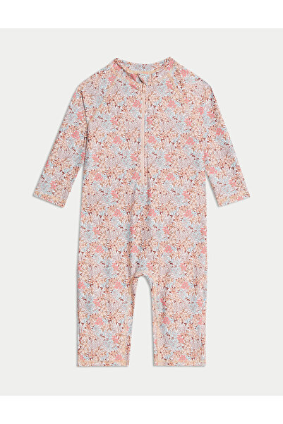 Marks & Spencer Çiçek Desenli Tek Parça Mayo (2–8 Yaş)