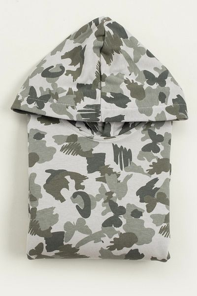 Vauva Boy's Suit Camouflage Pattern Soldier Costume Hooded Suit