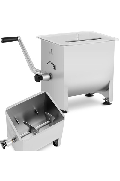 Royal Catering Mixer manual pentru carne, umplutură de cârnați, oțel, 16 l