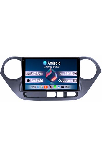 navi-it Dedicated navigation for Hyundai i10 2014-2017, Android 14, Wireless Carplay and Android auto 4GB RAM 64GB