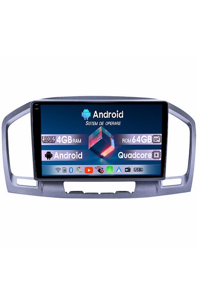 navi-it Navigatie dedicata Buick Regal 2009-2013, 4GB RAM 64GB ROM, Octacore, Android 14, Display QLED 1K 9"