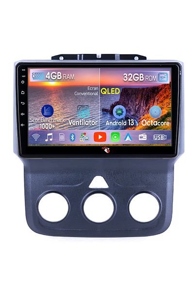 navi-it Navigatie dedicata Dodge RAM 2018, 4 GB RAM 32 ROM, Android 13, Display QLED, 9", DSP, Carplay, Andr