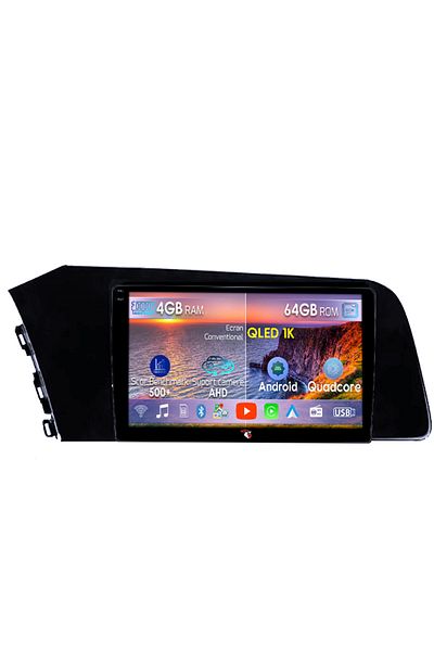 navi-it Navigatie dedicata Hyundai Elantra 2021, 4GB RAM 64GB ROM, Octacore, Android 14, Display QLED 1K 9",