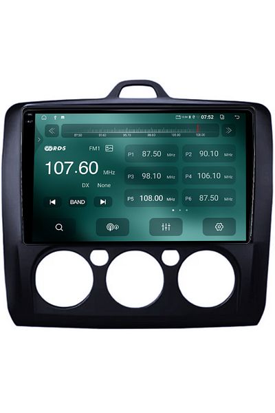 navi-it Dedicated navigation Focus 2004-2011 Manual Climate, Black, 4GB RAM 64GB ROM, Octacore, Android 14, Di