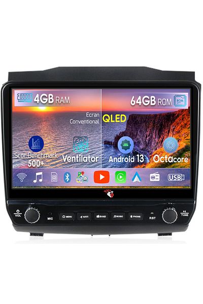 navi-it Navigatie dedicata Isuzu D-Max 2015-2018 cu butoane rotative model 2024, 4 GB RAM 64 ROM, Quadcore,