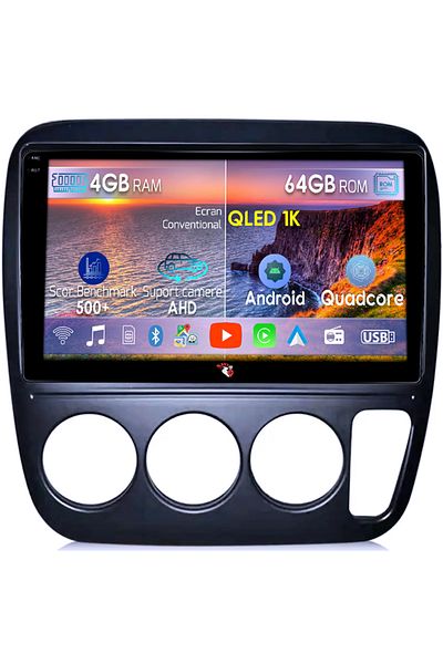 navi-it Navigatie dedicata Honda CR-V 1998, 4GB RAM 64GB ROM, Octacore, Android 14, Display QLED 1K 9", Carp