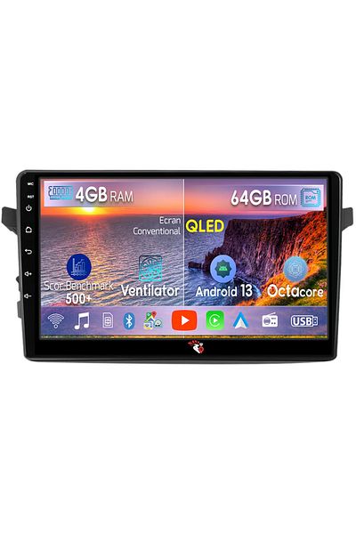 navi-it Navigatie dedicata Suzuki Celerio 2014+, 4GB RAM 64GB ROM, Octacore, Android 13, Display QLED 9", DS